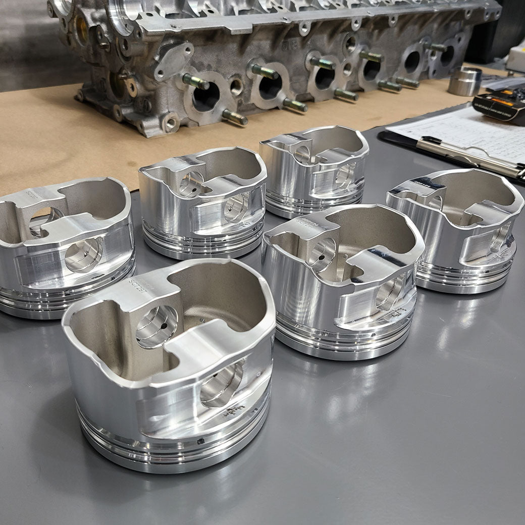 CP-Carillo Forged Pistons Kit for Nissan RB25DET NEO (86.50mm / 9.0:1)