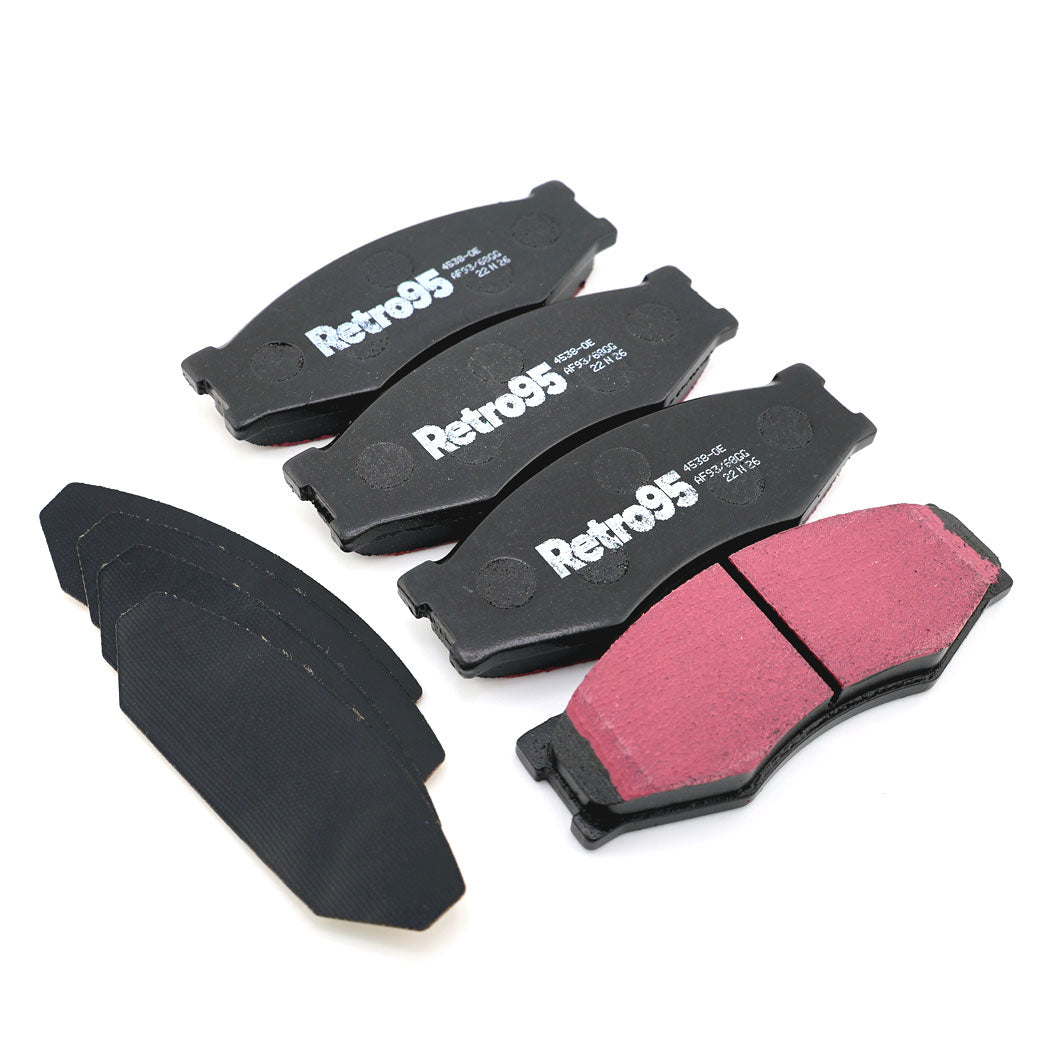 Retro95 Front Brake Pads for 4 CYL Nissan D21 Hardbody